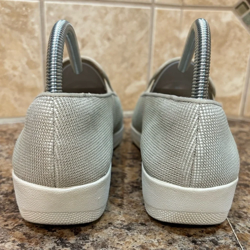 FitFlop Superskate Silver Comfort Loafer Sneaker Size 10 - Picture 6 of 12